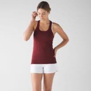 Lululemon Swiftly Tank - Marled Red/Black - Size 8